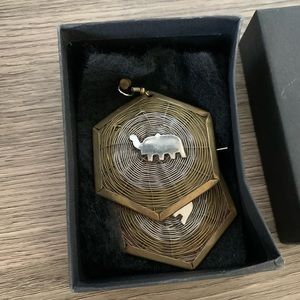 Antique Brass earrings